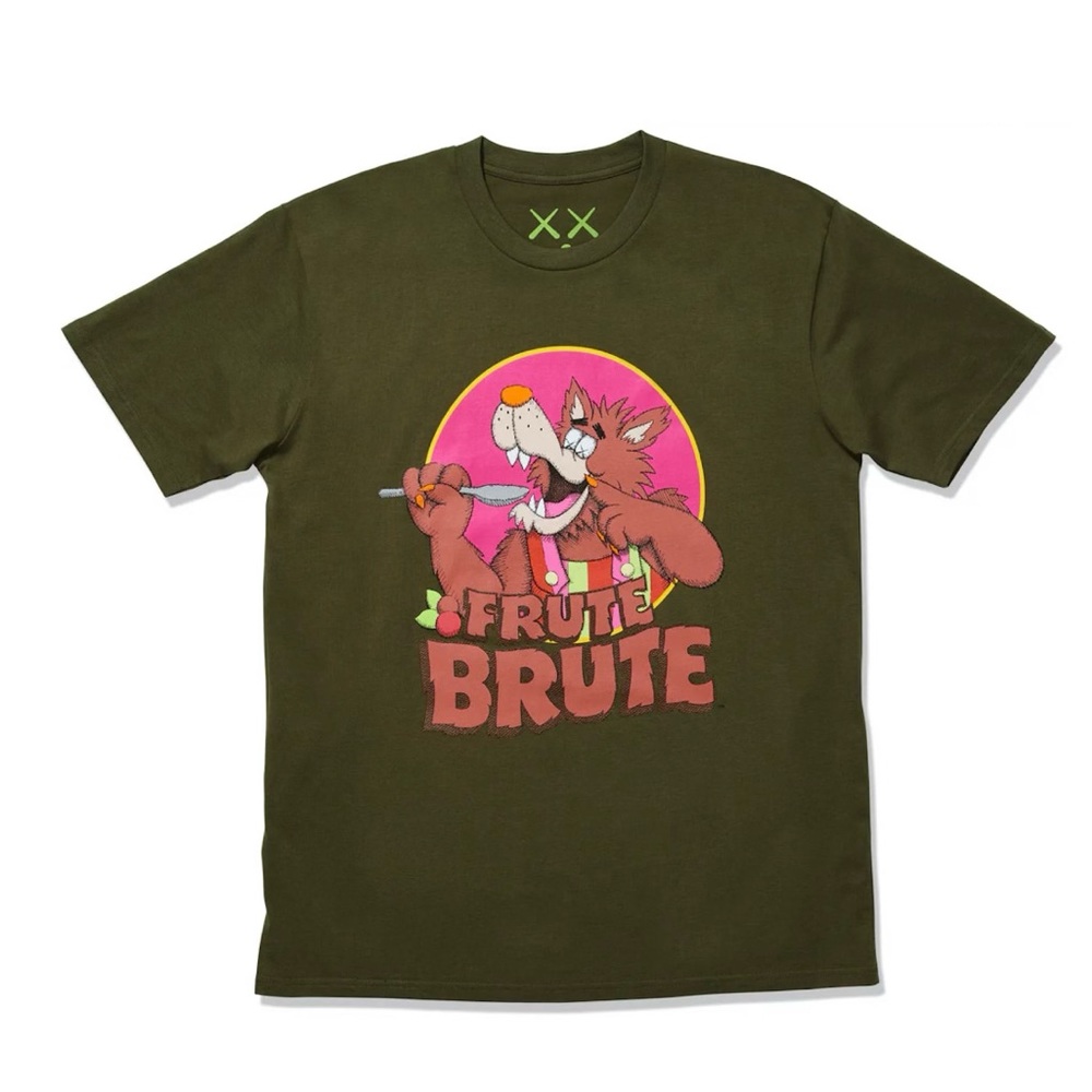 Limited Edition Release: KAWS x General Mills Frute Brute T-Shirt. Size XL.